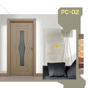 Pvc Kaplı Camlı Oda Kapısı-2