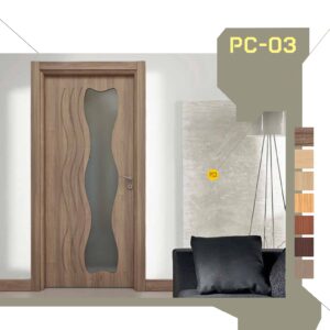 Pvc Kaplı Camlı Oda Kapısı-3