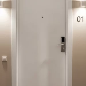 Yangına Dayanıklı Otel Kapısı Melamin 04 Beyaz